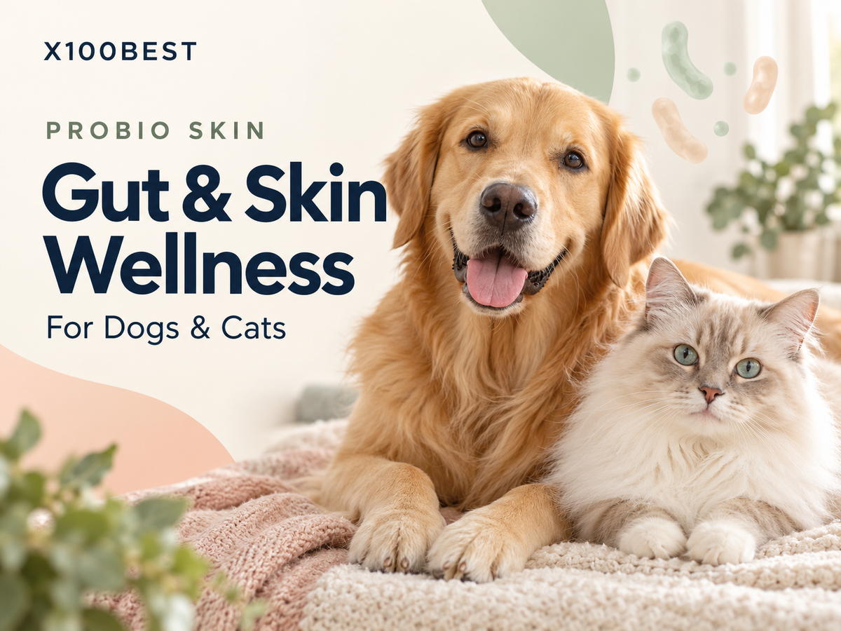 Gut and Skin Care for Dogs and Cats with PROBIO SKIN