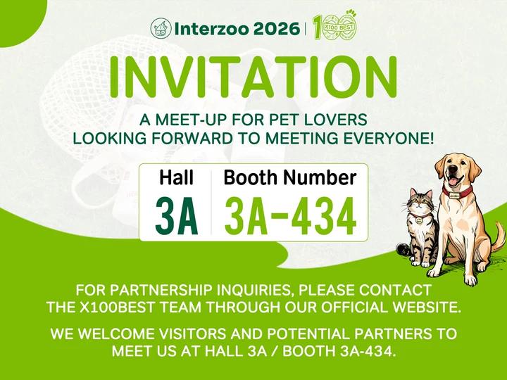 X100BEST to Present Independent Booth at Interzoo 2026 in Germany