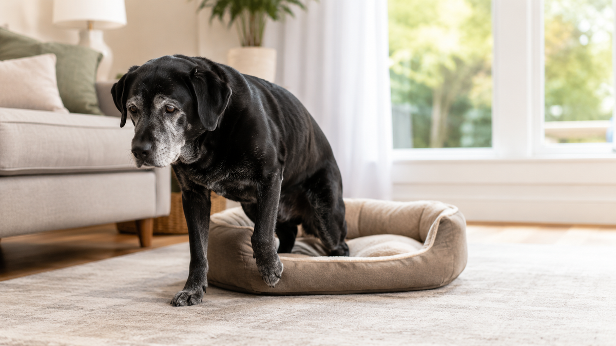 Senior Dog Pacing at Night or Acting Confused? Understanding Canine Cognitive Dysfunction